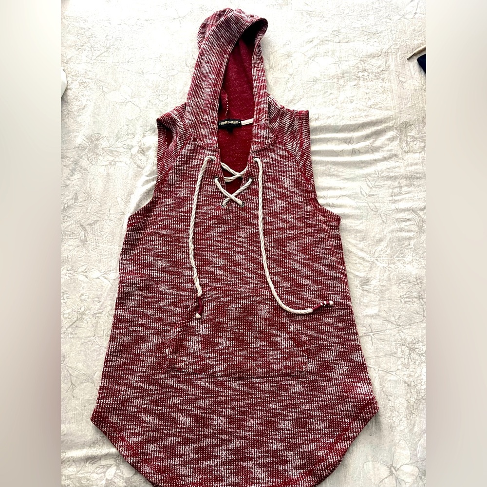 Hoodie shirt quilted
